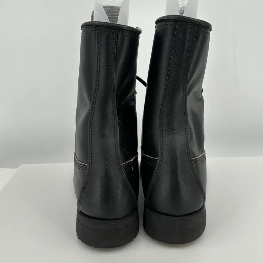 NWOB Vtg Biltrite ANSI Z41 PT83 1990 Boots Black Leather  display picture 2